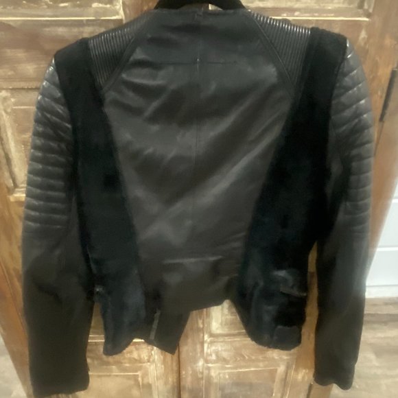 Rudsak Genuine Leather Motorcycle Style Lady Jacket - Picture 4 of 8